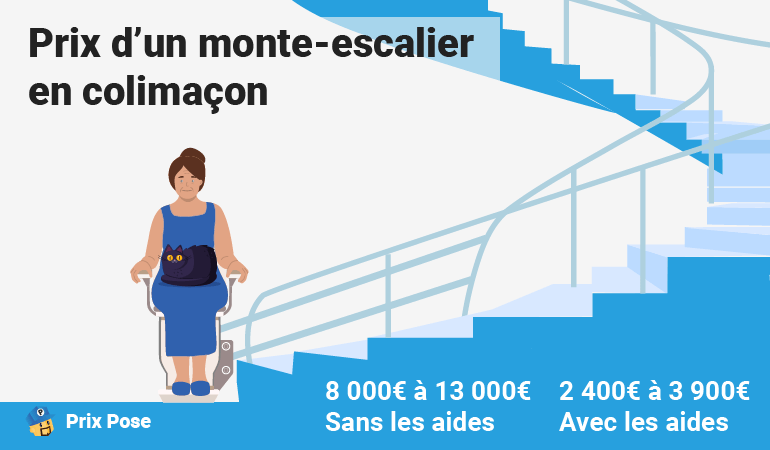 Prix d'un monte-escalier en colimaçon