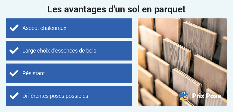 Les avantages d'un sol en parquet