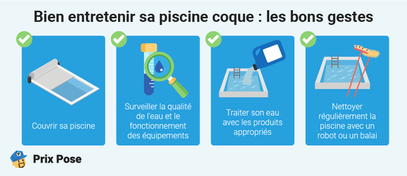 Bien entretenir sa piscine coque : Les bons gestes à adopter