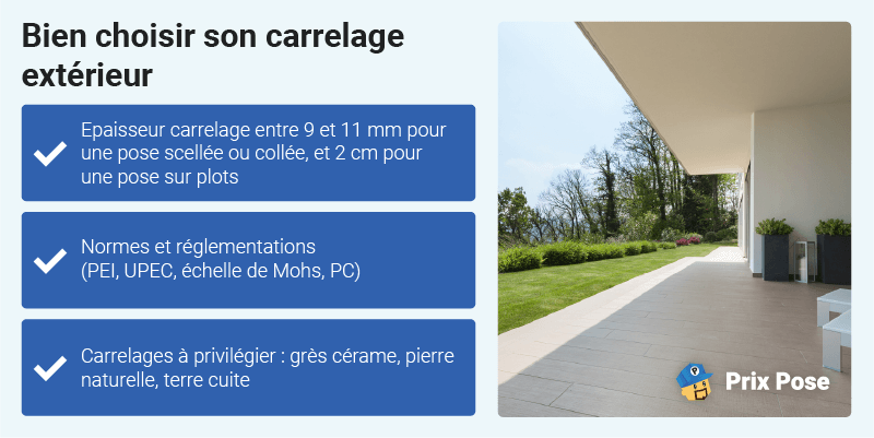 Bien choisir son carrelage extérieur