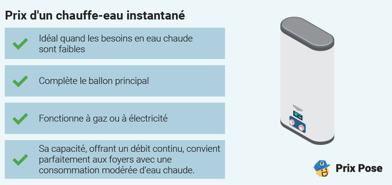 Comment fonctionne un chauffe-eau instantané ?