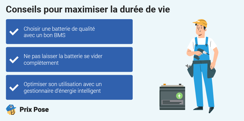 Entretien et réparation d’une batterie solaire