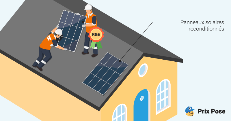 Panneaux solaires reconditionnés