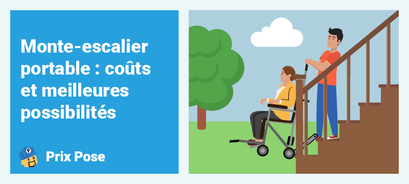 Monte-escalier portable : coûts et meilleures possibilités