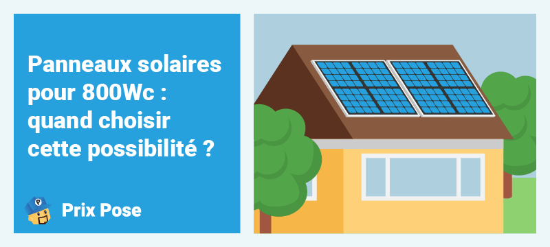Panneaux solaires pour 800Wc